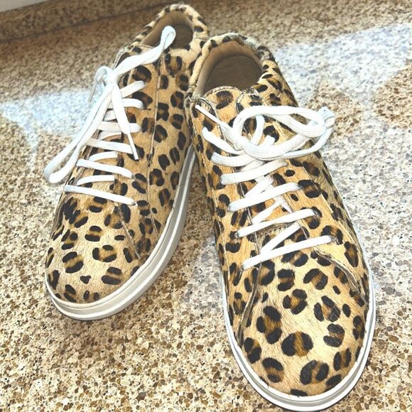 Leopard 🐆 print vegan 🌱 sneakers by Nasty Gal. Cleaned and Sanitized! - Picture 1 of 17